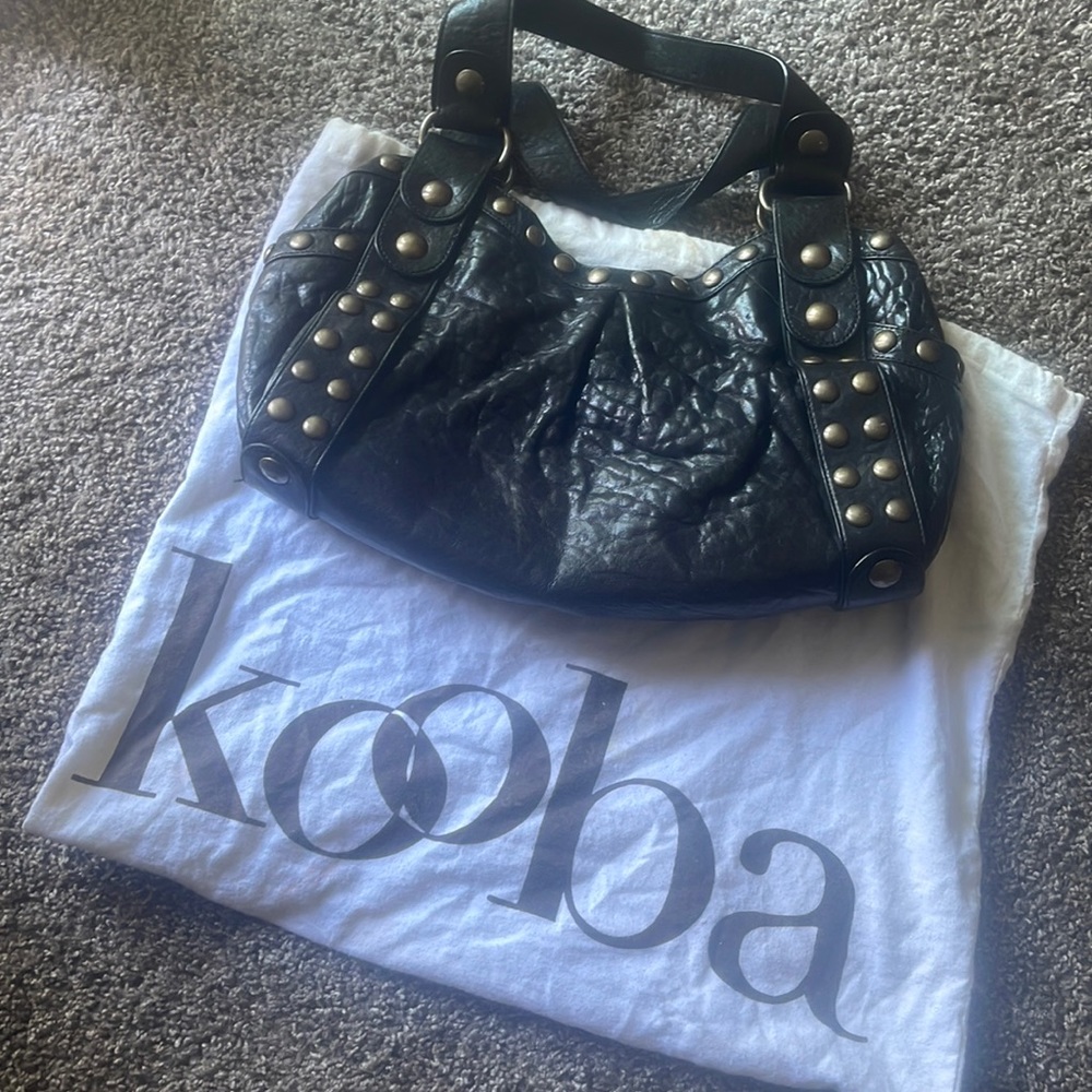 Leather brown Kooba purse